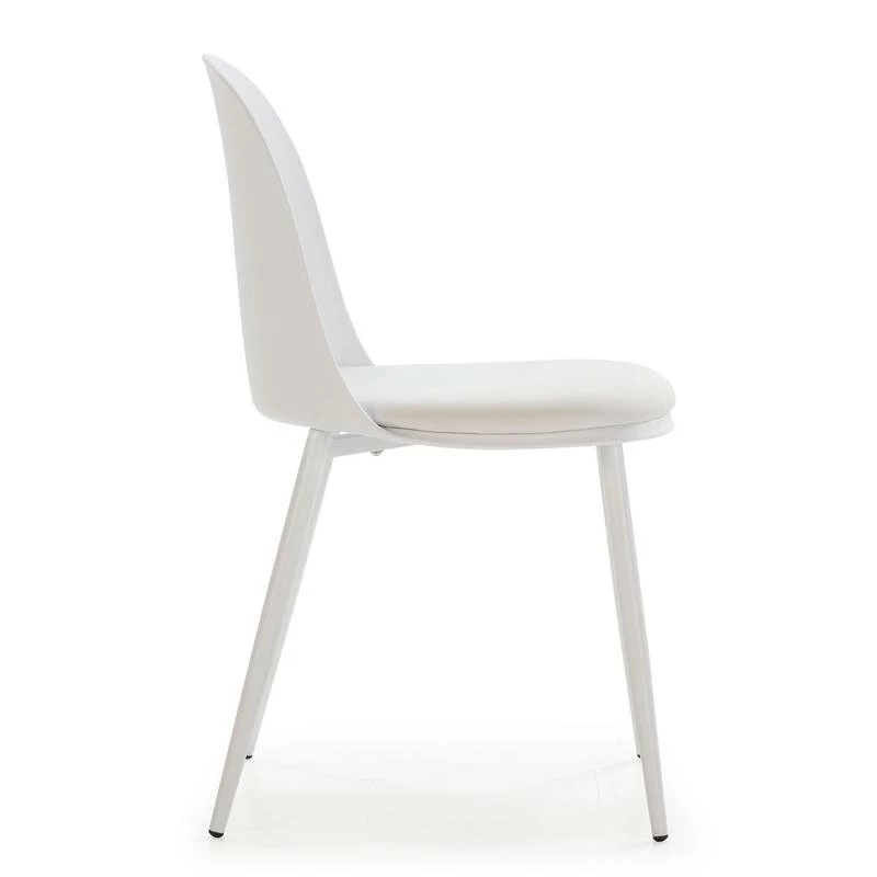 Lot De 4 Chaises Kana Blanches 6 Lot De 4 Chaises Kana Blanches – Image 4