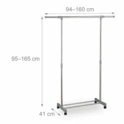 Portant Professionnel à Roulettes -HOME24 Soldes 00aa29fc6c19444a88c31fb2ef177e66