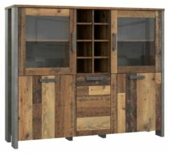 Buffet Vitré 5 Portes 18 Niches - BUCK