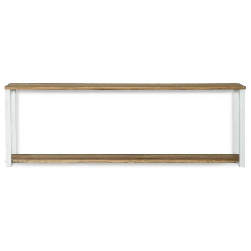 Étagère Murale Double 30x140x48 Blanc 5 Étagère Murale Double 30x140x48 Blanc – Image 3
