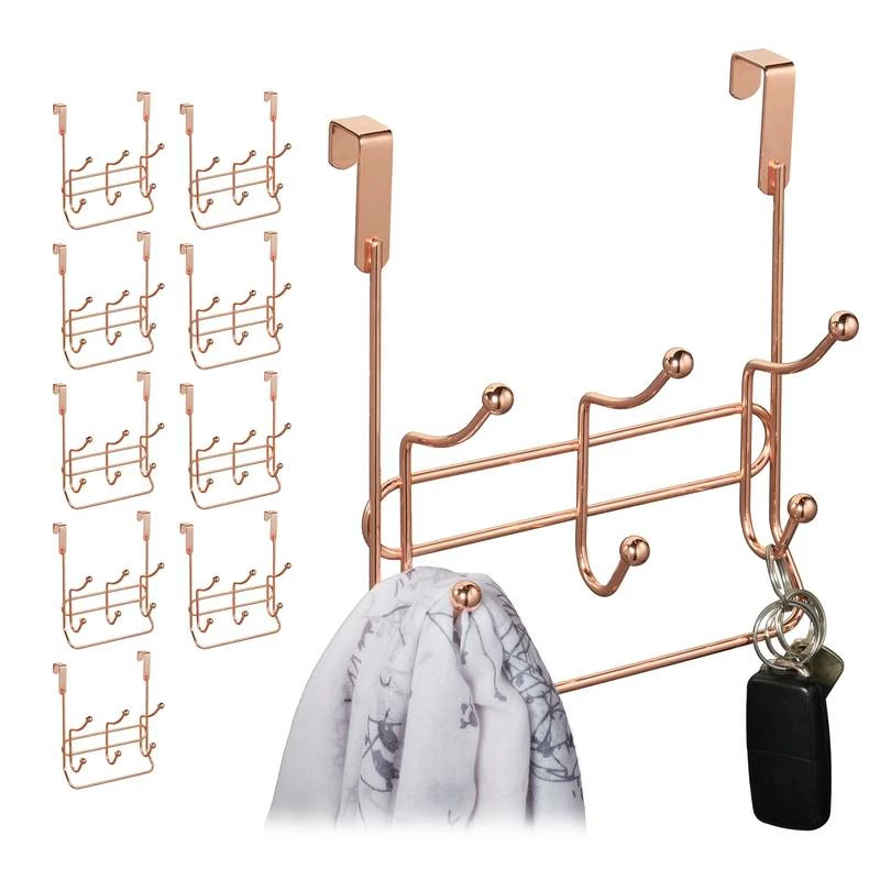 10x Porte-manteaux à 3 Crochets Double 3 10x Porte-manteaux à 3 Crochets Double