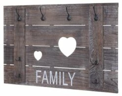 Vestaire Mural HWC-C89 Family Shabby