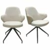 Lot 2 Chaises Rotatives 180° Tissu DUFFY -HOME24 Soldes 0a2bf32294f0408298bf55bd095beed1
