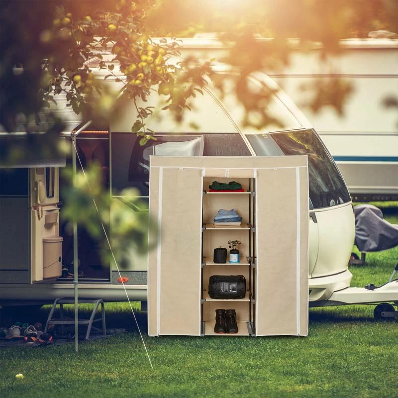 Penderie En Tissu, 9 Compartiments XXL 5 Penderie En Tissu, 9 Compartiments XXL – Image 3