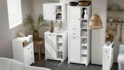 Armoire Haute Salle De Bain BZR103-W -HOME24 Soldes 0ba64f0e587e4eefa4409e4ecc20c995 2