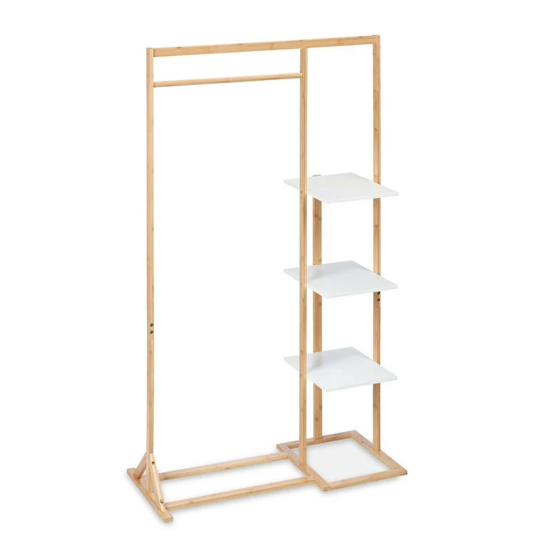 Penderie En Bambou Avec étagères 3 Penderie En Bambou Avec étagères