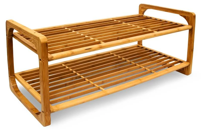 Étagère à Chaussures Bambou Rangement 3 Étagère à Chaussures Bambou Rangement