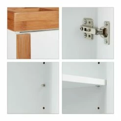 Armoire De Salle De Bain Avec Organiseur -HOME24 Soldes 0e55b125335e4489a4b43e6ac7090222