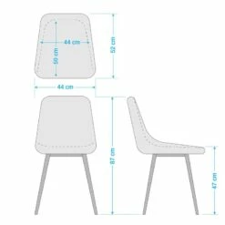 Chaise Capitonnée Iskmo -HOME24 Soldes 1000006085 201013 14323300005 SKETCH DETAILS P000000001000006085 sketch