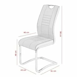 Chaise Cantilever Toummo -HOME24 Soldes 1000046725 200703 06292600001 SKETCH DETAILS P000000001000046725 sketch