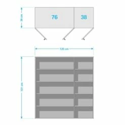 Meuble à Chaussures Mavie -HOME24 Soldes 1000064349 200811 13563300617 SKETCH DETAILS P000000001000064349 sketch