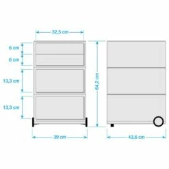 Caisson à Roulettes EasyBox II -HOME24 Soldes 1000071338 220107 144343000512 SKETCH DETAILS P000000001000071338 sketch