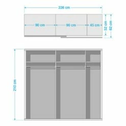 Armoire à Portes Coulissantes Quadra II -HOME24 Soldes 1000076489 220127 074320000500 SKETCH DETAILS P000000001000076489 sketch