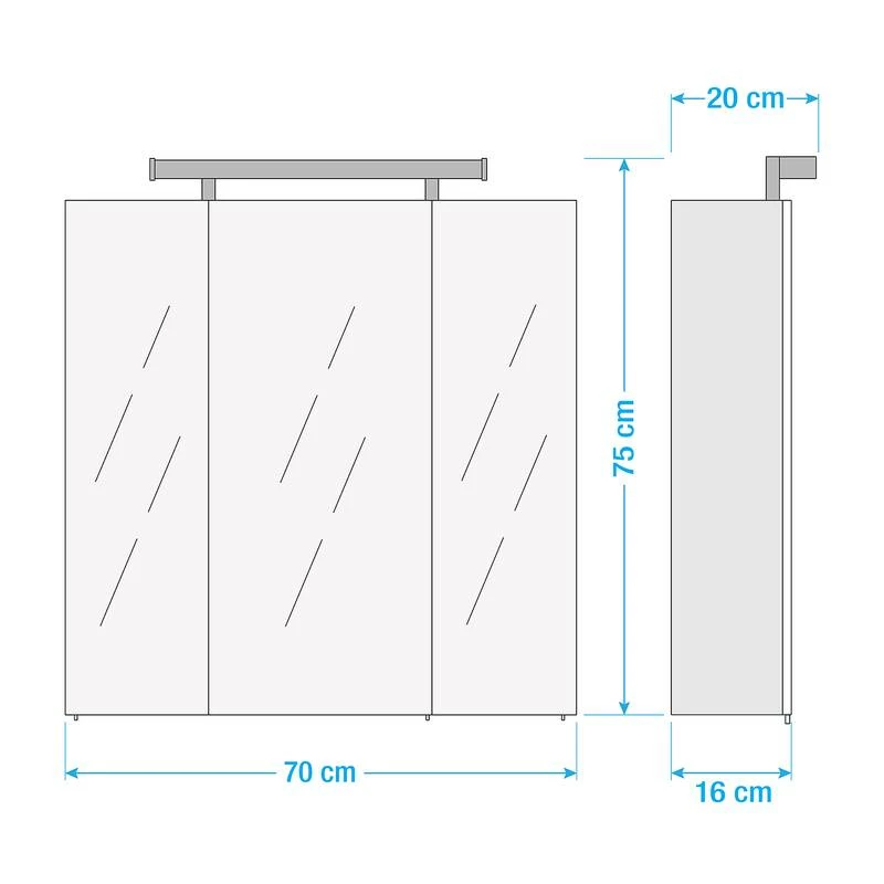 Armoire Avec Miroir Dusty I 7 Armoire Avec Miroir Dusty I – Image 5