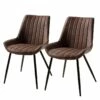Chaises Capitonnées Midge (lot De 2)