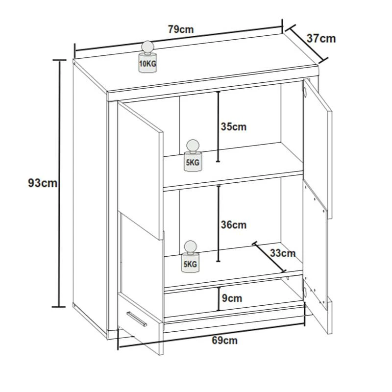 Vitrine Murale Hagby II 6 Vitrine Murale Hagby II – Image 4