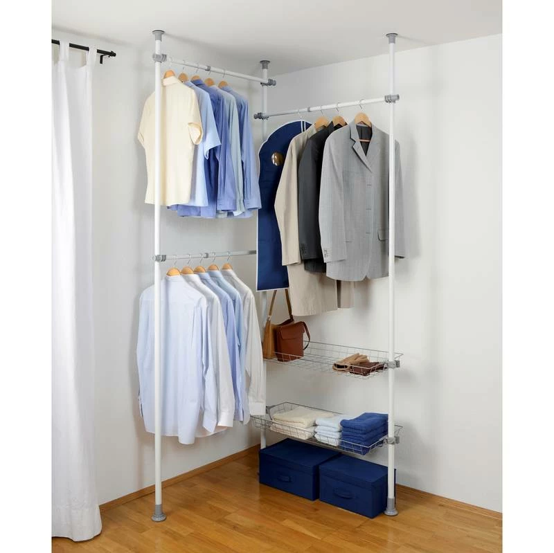 Wenko Penderie Télescopique Herkules Duo 4 Wenko Penderie Télescopique Herkules Duo – Image 2