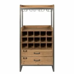 Armoire Bar à Vin Vintage Bois Clair -HOME24 Soldes 1000171149 190418 10070300230 GALLERYIMAGES P000000001000171149