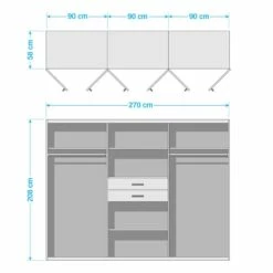 Armoire Diver -HOME24 Soldes 1000194658 191202 11504900013 SKETCH DETAILS P000000001000194658 sketch