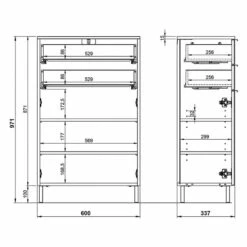 Meuble Bas Mauresa -HOME24 Soldes 1000194687 191128 15191300020 SKETCH DETAILS P000000001000194687 sketch