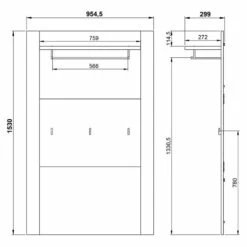 Ensemble D’entrée Castera I (4 éléments) -HOME24 Soldes 1000222751 200826 06305200053 SKETCH DETAILS P000000001000222751 sketch