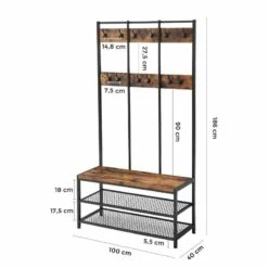 Ensemble D’entrée Compact Morristown -HOME24 Soldes 1000226153 200921 14275200407 SKETCH DETAILS P000000001000226153 sketch