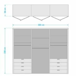 Armoire à Portes Pliantes Loft V -HOME24 Soldes 1000233838 210630 08504600030 SKETCH DETAILS P000000001000233838 sketch