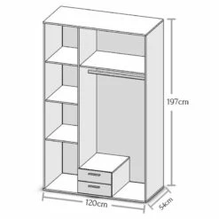 Armoire Sergeac 21 Armoire Sergeac -HOME24 Soldes 1000249928 210305 15051700099 SKETCH DETAILS P000000001000249928 sketch
