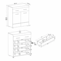 Ensemble D’entrée Liffre II (4 élém.) 21 Ensemble D’entrée Liffre II (4 élém.) -HOME24 Soldes 1000252555 210318 08021600023 SKETCH DETAILS P000000001000252555 sketch