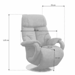 Fauteuil Relax Foulbec -HOME24 Soldes 1000254166 210426 12293700071 SKETCH DETAILS P000000001000254166 sketch