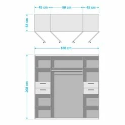 Armoire Vegas -HOME24 Soldes 1000265245 210806 16490300134 SKETCH DETAILS P000000001000265245 sketch