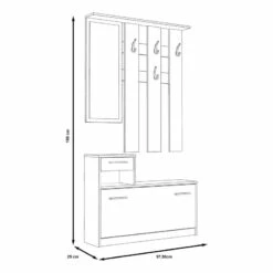 Ensemble D’entrée Compact Varbla A 26 Ensemble D’entrée Compact Varbla A -HOME24 Soldes 1000267030 210608 15260400094 SKETCH DETAILS P000000001000267030 sketch