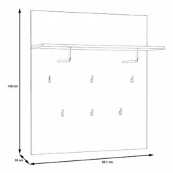 Porte-manteau Mural Egan -HOME24 Soldes 1000270209 210609 06153700011 SKETCH DETAILS P000000001000270209 sketch