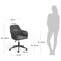 Chaise De Bureau Madina -HOME24 Soldes 1000274889 210623 13374300038 SKETCH DETAILS P000000001000274889 sketch