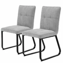 Chaises Capitonnées Tilton I (lot De 2)