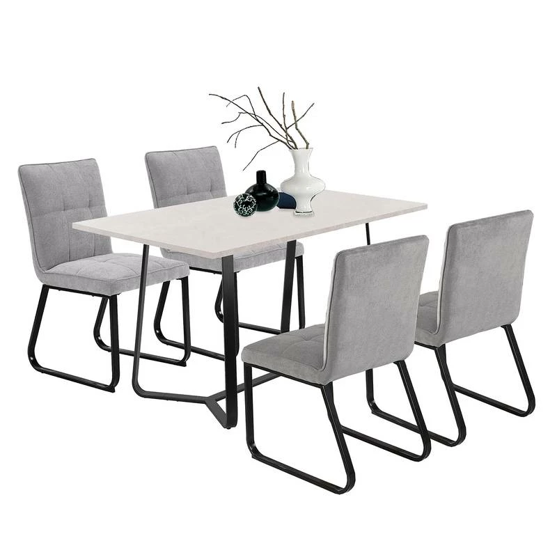 Chaises Capitonnées Tilton I (lot De 2) 5 Chaises Capitonnées Tilton I (lot De 2) – Image 3