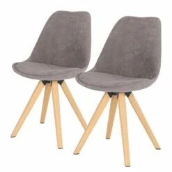 Chaises Capitonnées Taskan II (lot De 2)