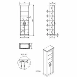 Colonne De Salle De Bain Lewk III -HOME24 Soldes 1000281708 210728 08082300067 SKETCH DETAILS P000000001000281708 sketch