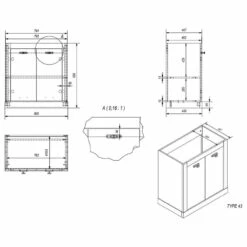 Meuble Avec Vasque Lewk I 23 Meuble Avec Vasque Lewk I -HOME24 Soldes 1000281710 210728 08082400089 SKETCH DETAILS P000000001000281710 sketch