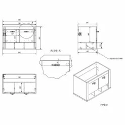 Meuble Avec Vasque Lewk II 17 Meuble Avec Vasque Lewk II -HOME24 Soldes 1000281712 210728 08082600114 SKETCH DETAILS P000000001000281712 sketch
