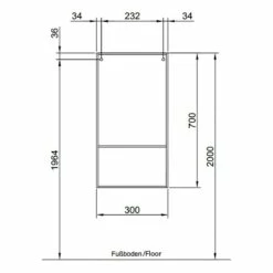 Armoire Murale Tiberio -HOME24 Soldes 1000287321 210902 08012000021 SKETCH DETAILS P000000001000287321 sketch