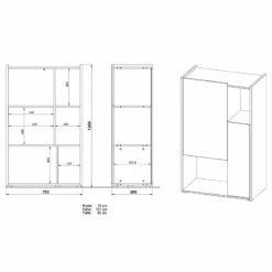 Armoire De Bureau GW-Indianapolis II 13 Armoire De Bureau GW-Indianapolis II -HOME24 Soldes 1000296424 211103 162254000514 SKETCH DETAILS P000000001000296424 sketch