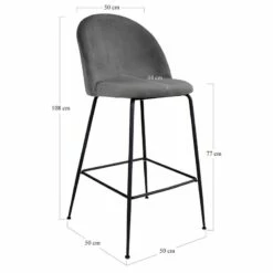 Chaises De Bar Maxou II (lot De 2) -HOME24 Soldes 1000299401 211012 134455000558 SKETCH DETAILS P000000001000299401 sketch