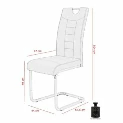 Chaise Cantilever Festola 27 Chaise Cantilever Festola -HOME24 Soldes 1000309910 211117 170153000513 SKETCH DETAILS P000000001000309910 sketch
