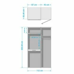 Armoire Pour Machine à Laver Kielce IV -HOME24 Soldes 1000310398 211124 150841000531 SKETCH DETAILS P000000001000310398 sketch