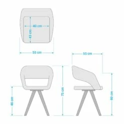 Chaise à Accoudoirs Buggio 37 Chaise à Accoudoirs Buggio -HOME24 Soldes 1000312396 220915 500 SKETCH DETAILS P000000001000312396 sketch