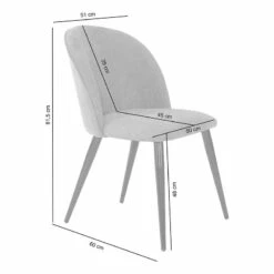 Chaises Capitonnées Ruxby (lot De 2) -HOME24 Soldes 1000329353 220203 161420000500 SKETCH DETAILS P000000001000329353 sketch