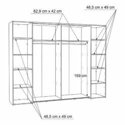 Armoire Westcoast -HOME24 Soldes 1000336318 220224 501 SKETCH DETAILS P000000001000336318 sketch