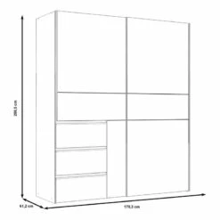 Armoire à Portes Coulissantes Tover -HOME24 Soldes 1000336321 220224 500 SKETCH DETAILS P000000001000336321 sketch