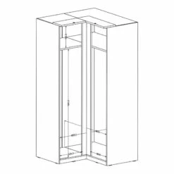Armoire D’angle Optima -HOME24 Soldes 1000337682 220309 501 SKETCH DETAILS P000000001000337682 sketch